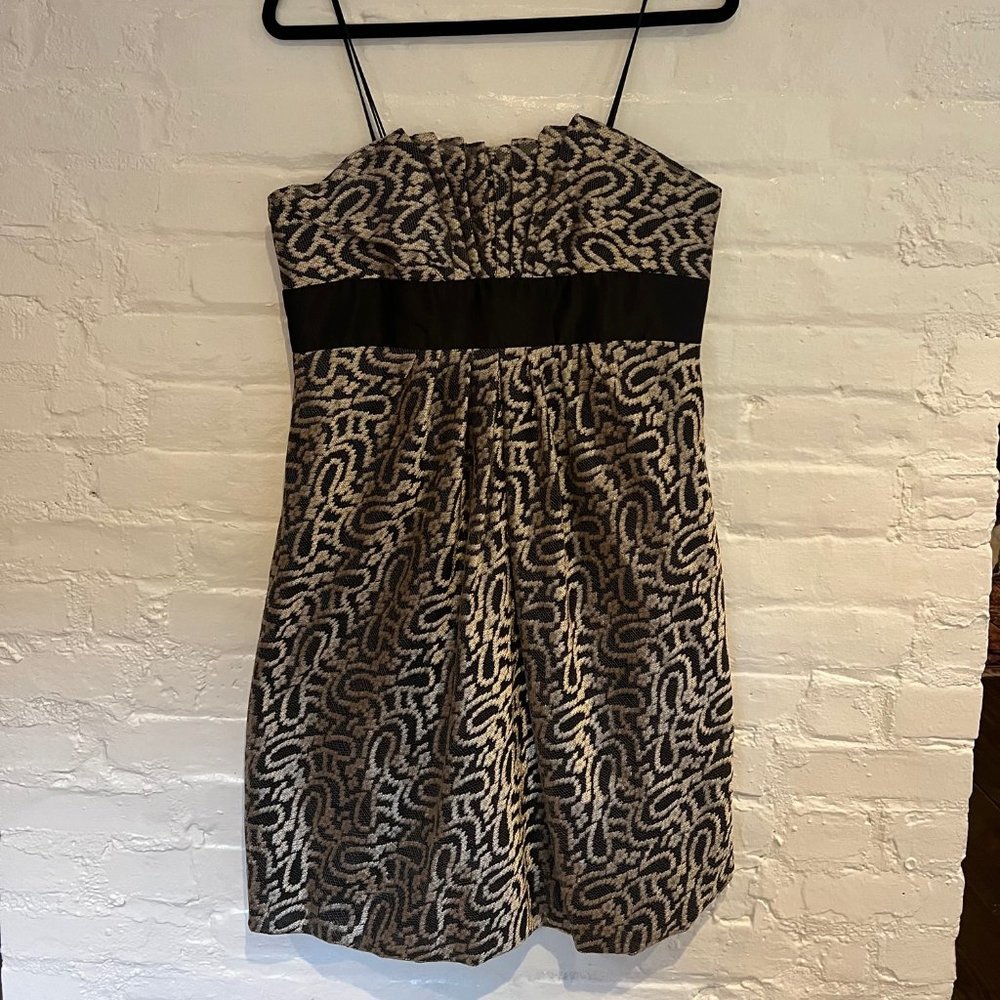 KAY UNGER Black Beige Dress 12